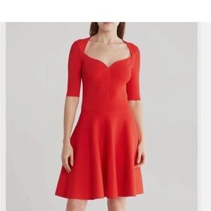 Ted Baker Milly Sweetheart Red Women's Dress